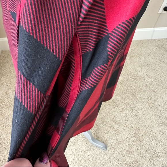 NWT Maurice’s XXL Red & Black Buffalo Plaid Mock Turtleneck Dress - Picture 5 of 13